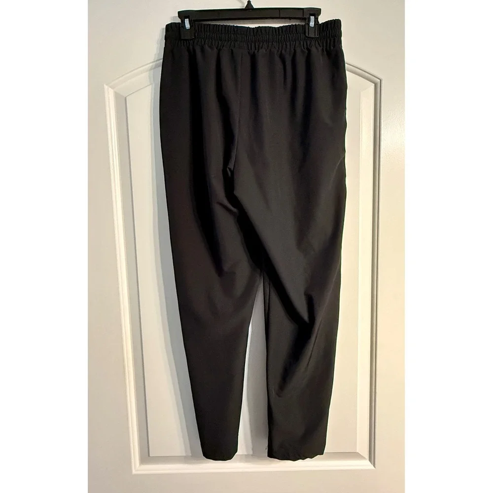 Mondetta Jogger Pants Medium Black Performance Luxury Drawstring Athleisure Chic
